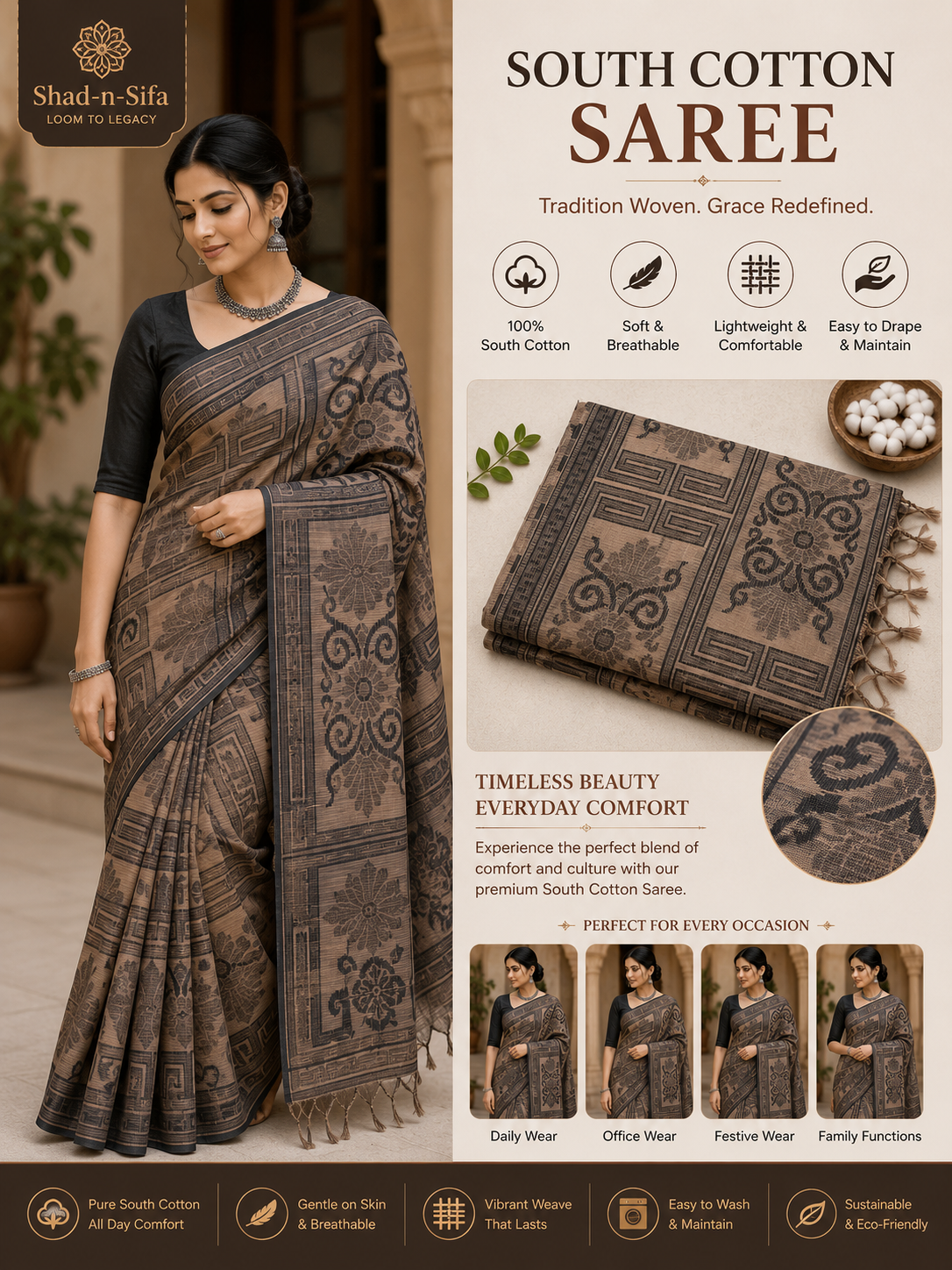 South Cotton Saree