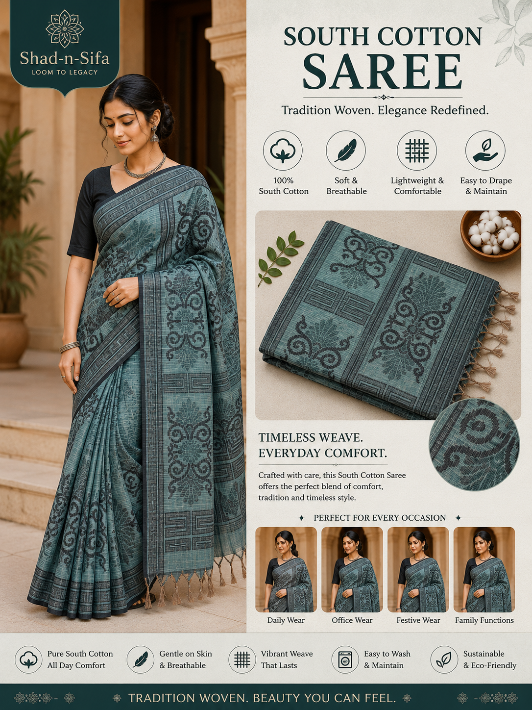 South Cotton Saree