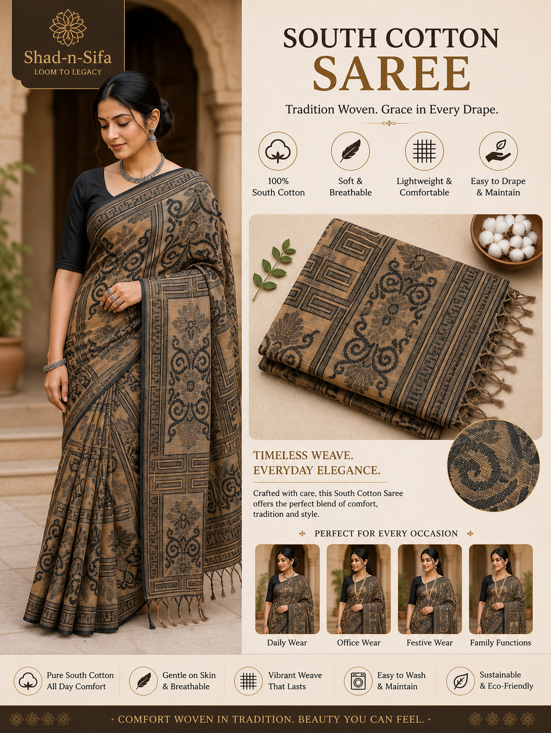 South Cotton Saree