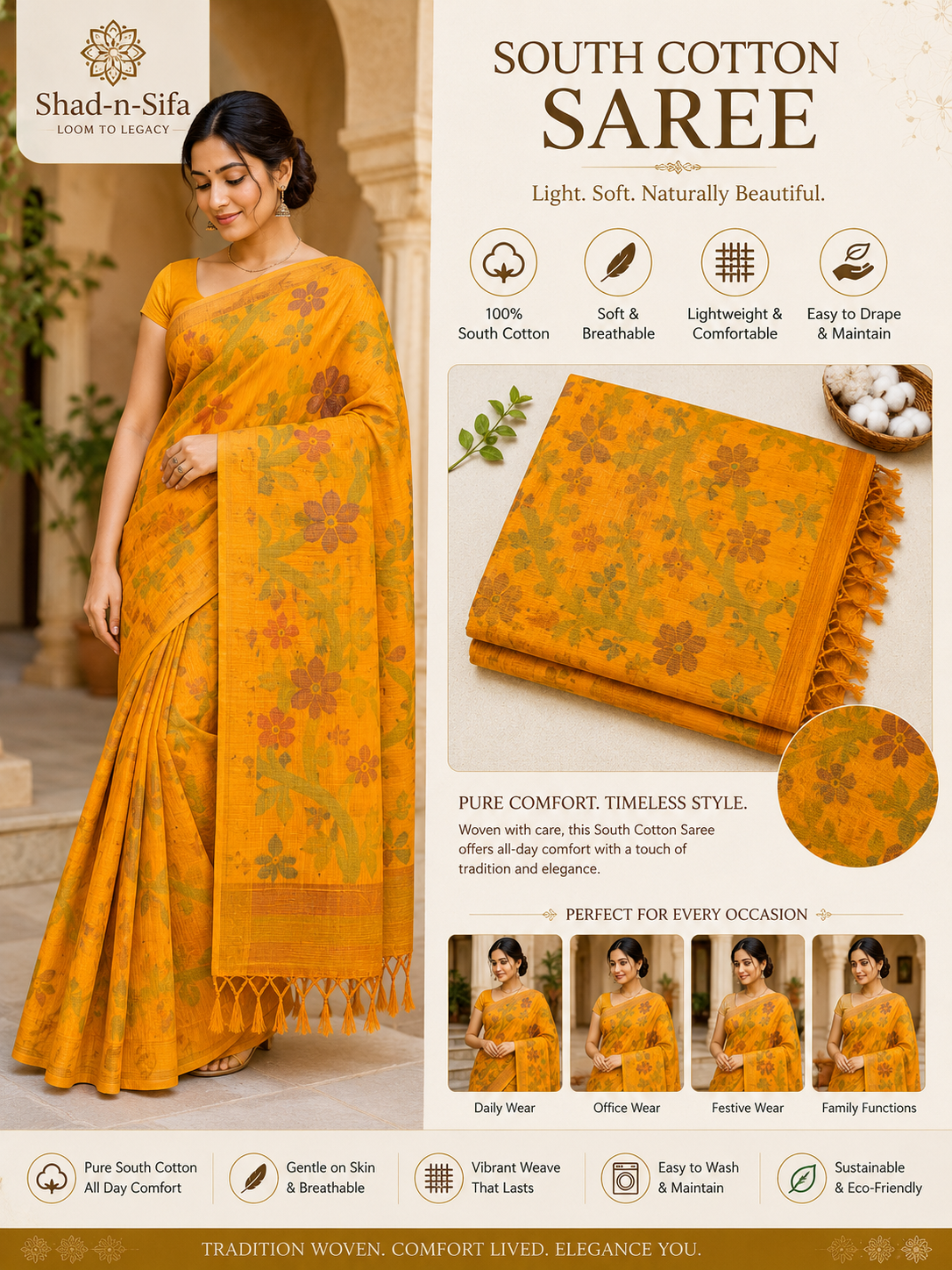 South Cotton Saree