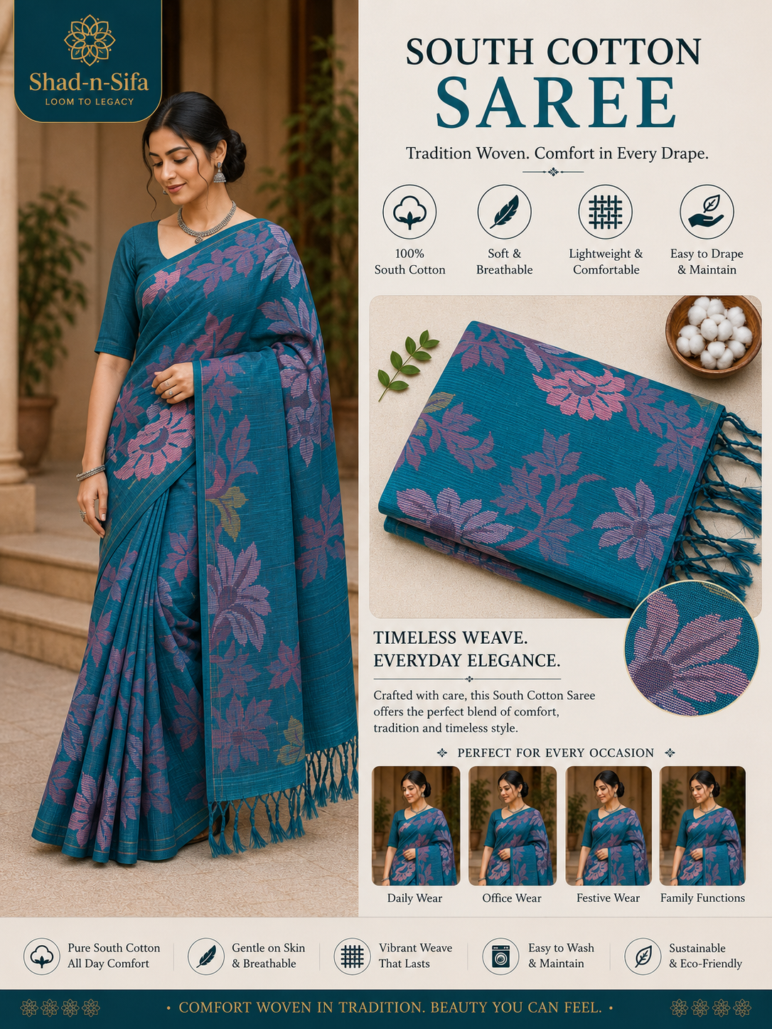 South Cotton Saree